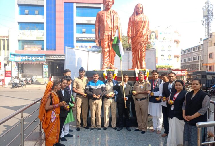 Students from Manikchand Pahade Law College participated in the 'Run for Equality' as part of their post-training activities, promoting awareness on social justice and equality.